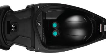 LARGE UNDER SEAT STORAGE SPACE